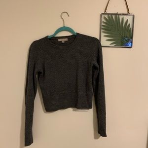 Grey cotton sweater